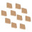 Events Pizza Boxes Light Brown 10pcs 11