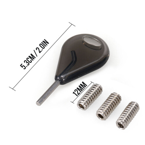 Surfboard Fin Schrauben 9MM/12MM mit Schlüssel – Edelstahl Pack 1