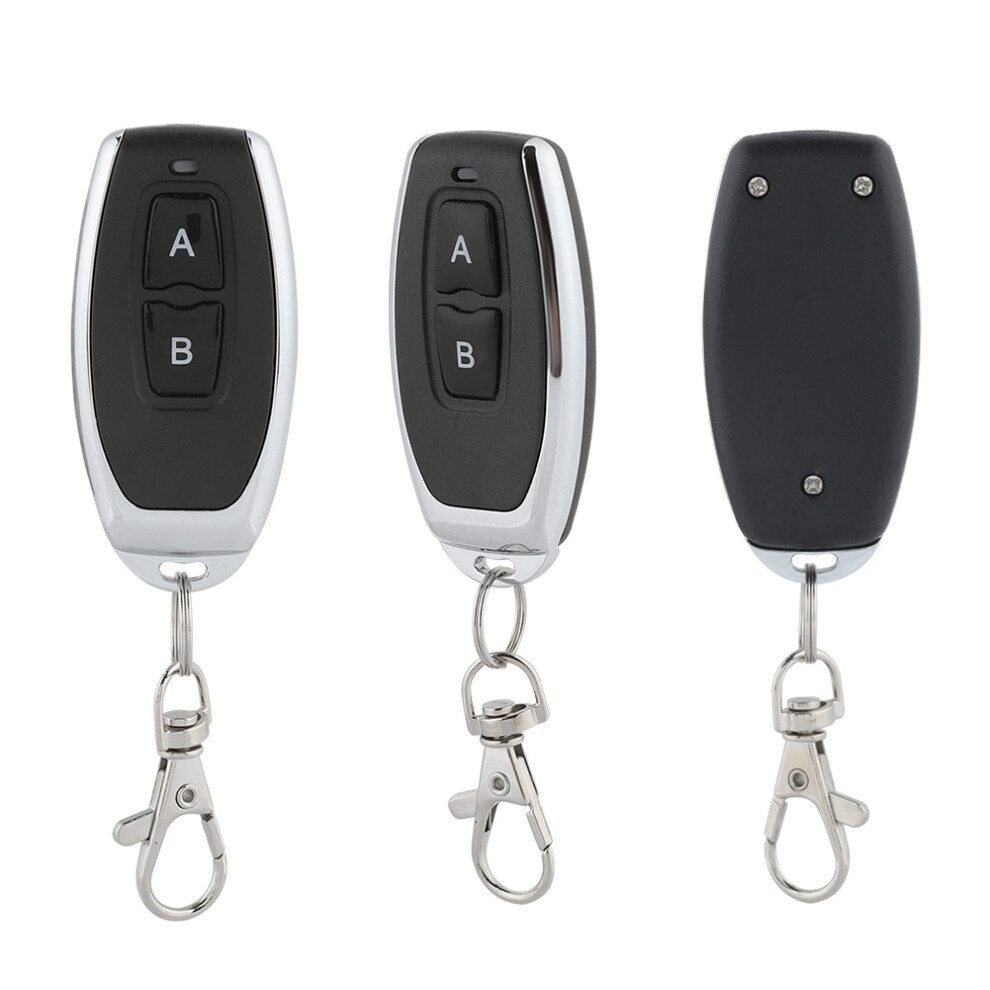 433Mhz Ab Buttons Metal Rf Wireless Remote Control Learning Code 9421362697508