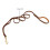 Durable Leather Dog Leash with Double Hooks, 1.83m, Brown 3
