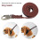Durable Leather Dog Training Leash Strap for Large Medium Dogs 8