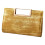 Women Elegant Shoulder Bag Envelope Evening Bag Chain-Yellow 1