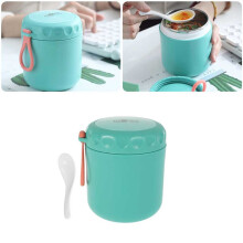 Suppenthermoskanne, Lunchbox aus Edelstahl: Wärmeisolierung und auslaufsicheres Design für warme und kalte Speisen, perfekt für Familie, Arbeit,