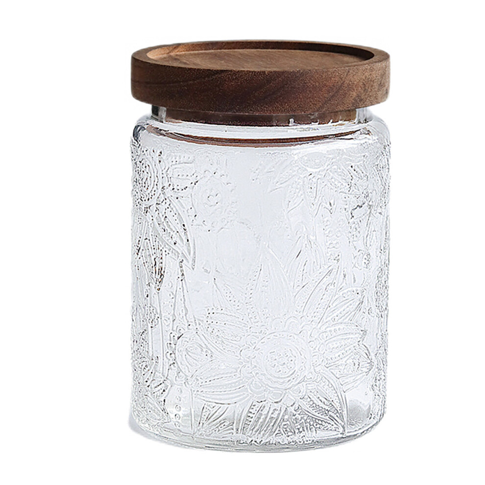 Glass Storage Jar with Natural Wood Cork Lid, Airtight Seal for Maximum Freshness Borosilicate Glass Canister for Kitchen Pantry Organization, Elegant-image-OPC-PN52YGQ-NEW