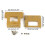 1PC SG90 MicroServo-beugel, 9g Servo-montagebeugelstandaard voor 3