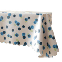 Rectangular PVC Tablecloth Freshing Pastoral-blueberry Style 1