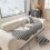 Chenilles Sofas Mats Towel Antislip Couch Cover-Black Style 1 5