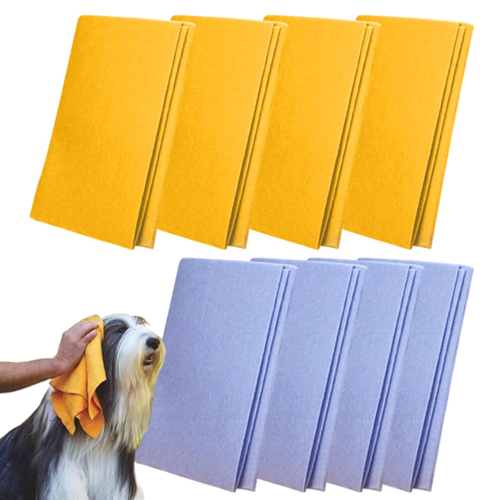Cleaning Shammy, Car Drying Shammy | Super Absorbent Soft Reusable Cloth No Spots Streak Scratch For Trucks Rvs Boats Pets Dust Remove 9339159331330