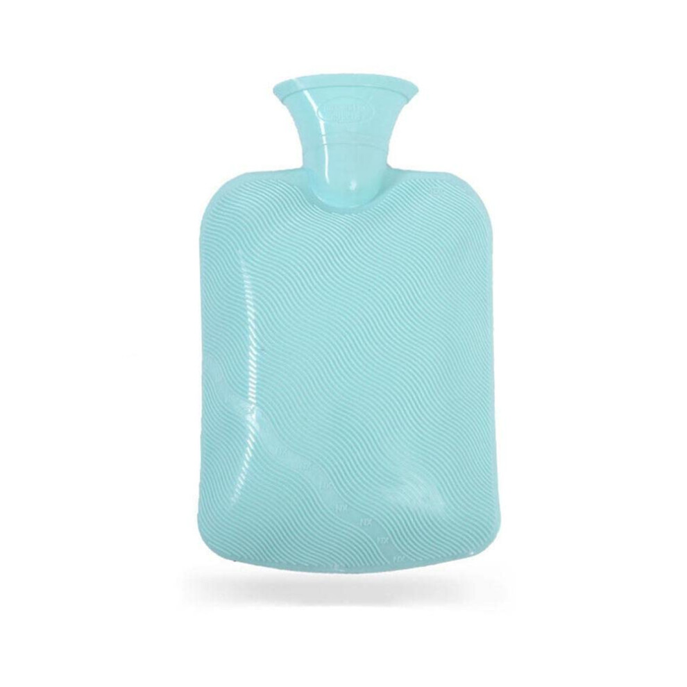Hot Water Bottleï¼Diagonal Wavy Striped Surface 1.8 Litre Capacity Hot Water Bag for Winter Provides Warmth (Color : #3) (Color : #3)
