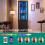 Living And Home LED Bookcase Corner Storage Shelf Wine Storage Cabinet 3