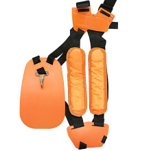 Trimmer Shoulder Strap Weed Eater Strap Trimmer Harness Easily Adjustable Double Shoulder Belt for Garden Cutter Belt