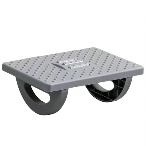 Foot Stool with Roller Massage for Relieve Foot Leg-Gray
