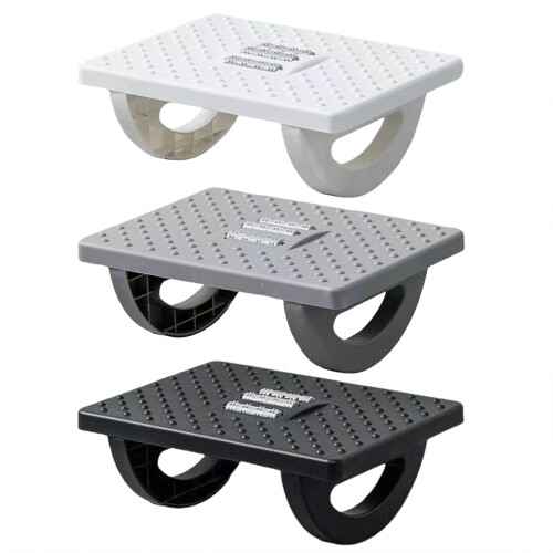 Foot Stool with Roller Massage for Relieve Foot Leg-Gray 1