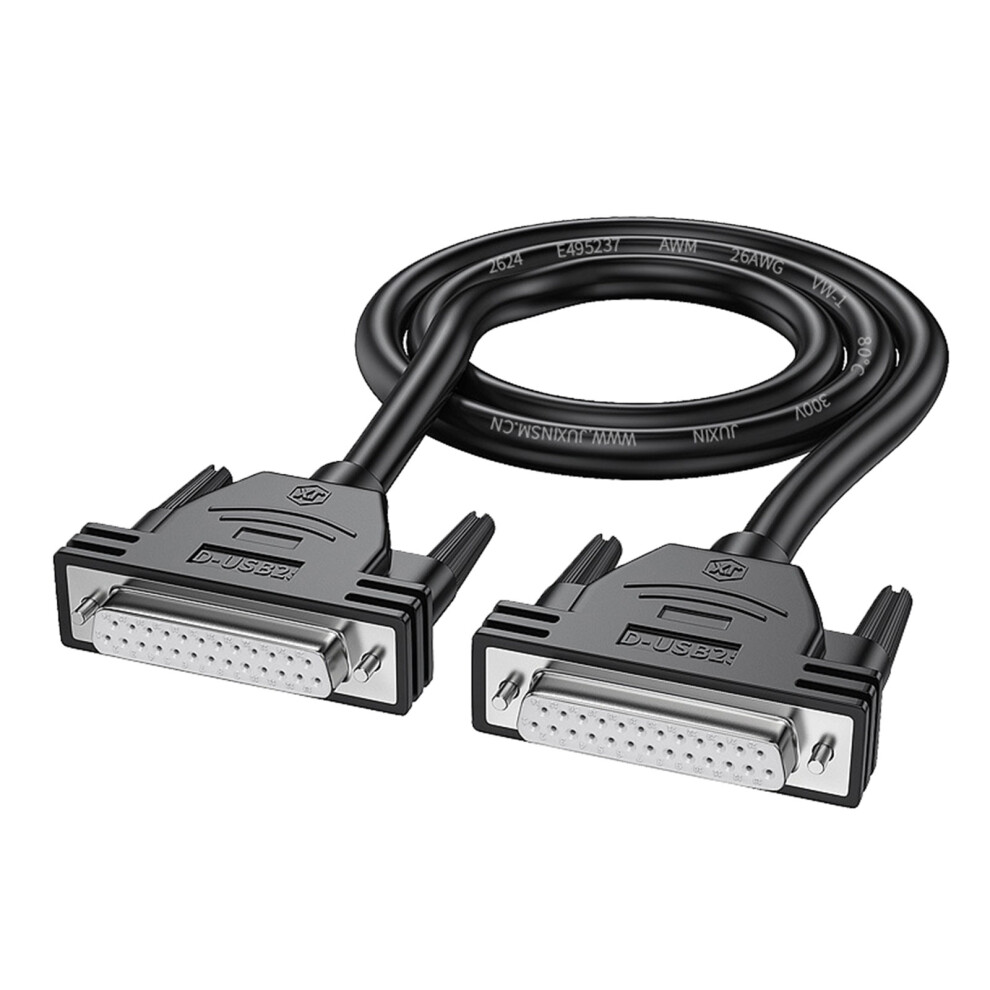 25Pin Db25 Cable Parallel Port Cord Serial-10M Female To Female 7704000173223