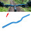 Aluminium Fixed Gear Riser Lenker 25,4 mm*520 mm Blau 4