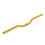 Aluminium Fixed Gear Riser-Bar Lenker 25,4 mm520 mm Gold 3