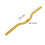 Aluminium Fixed Gear Riser-Bar Lenker 25,4 mm520 mm Gold 4