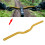 Aluminium Fixed Gear Riser-Bar Lenker 25,4 mm520 mm Gold 5