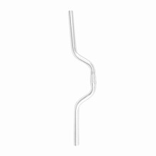 Stylish 25.4mm Silvery Aluminum Riser Bar for Fixed Gear & Folding Bikes