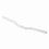 Sleek Silvery Aluminum Fixed Gear Riser Handlebar 25.4mm*520mm 8