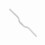 Sleek Silvery Aluminum Fixed Gear Riser Handlebar 25.4mm*520mm 14