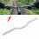 Sleek Silvery Aluminum Fixed Gear Riser Handlebar 25.4mm*520mm 4