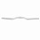 Sleek Silvery Aluminum Fixed Gear Riser Handlebar 25.4mm*520mm 3