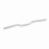Sleek Silvery Aluminum Fixed Gear Riser Handlebar 25.4mm*520mm 6