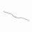 Sleek Silvery Aluminum Fixed Gear Riser Handlebar 25.4mm*520mm 11