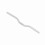 Sleek Silvery Aluminum Fixed Gear Riser Handlebar 25.4mm*520mm 12