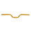Aluminium Fixed Gear Riser Lenker 25,4 mm*520 mm in Gold 3