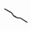 520mm Black Aluminum Riser Bar for Fixed Gear Bikes Matte Finish 15