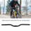 520mm Black Aluminum Riser Bar for Fixed Gear Bikes Matte Finish 6