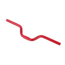 Aluminium Fixed-Gear Riser Bar Lenker 25,4 mm*520 mm Rot