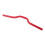 Aluminium Fixed-Gear Riser Bar Lenker 25,4 mm*520 mm Rot 3