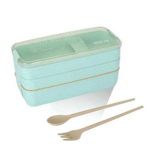 Οικολογικό Bento Box για ενήλικες, στεγανά δοχεία με τέλειο έλεγχο μερίδων