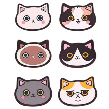 Bezaubernder Taschenclip mit Katzenmotiv für edle Möbel, der Frische bewahrt und Geräusche macht. Niedliches Katzendesign mit saugfähigen,