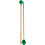 2Stk Percussion Mallets Marimba Hammer Langlebig Lila Buchenholz 3