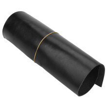 1SF Natural Black Vegetable Tanned Leather 30x30x0.2cm for Crafting