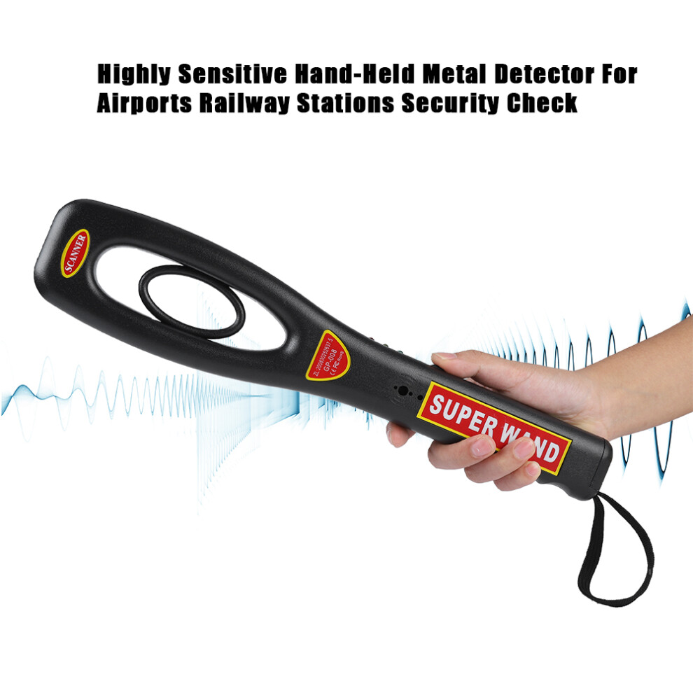 Compact Handheld Metal Detector For Security With Sound/Vibration Mode 6941362706305