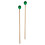 2St Paars Marimba Mallets Beukenhout Nylon Voor 5