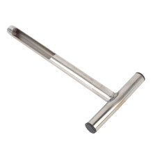 12 Zoll Edelstahl-Bodensammler mit T-Griff – Robuster, tragbarer Bohre
