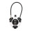 Secure 3-Digit Metal Combination Lock for Suitcases, Lockers, and Tools, Black or White 2