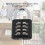 Durable 8 Digit Code Security Padlock for Travel Bags and Luggage 6