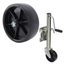 6-Zoll-Nylon-Bootstrailerstützrad, 1200 lbs Tragfähigkeit, 5,83 Zoll Durchmesser