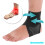 Breathable Ankle Support Brace with Adjustable Straps – Left Size L in Black 16