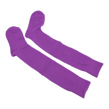 Violette Zaunstutzen XS Atmungsaktive Baumwollschutzstrümpfe
