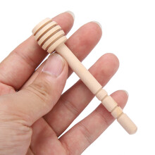 24Pcs Wooden Honey Dripper Sticks 10cm Ideal for Jam Syrup Stirring Tasks