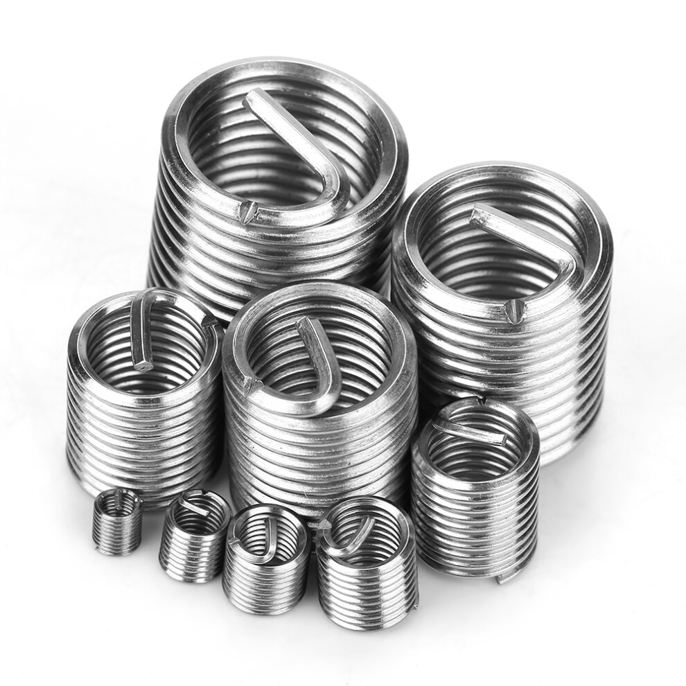 80Pcs M3-M14 Ss304 Stainless Steel Coiled Helical Screw Inserts Kit 4621362709279