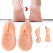 Silicone Feuchtigkeitsfördernde Socken 2 Stück Fußpflegeschutz Größen L, M, S